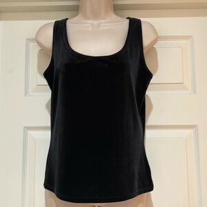 EUC Like New Ann Taylor Stretch Velvet Tank Size M